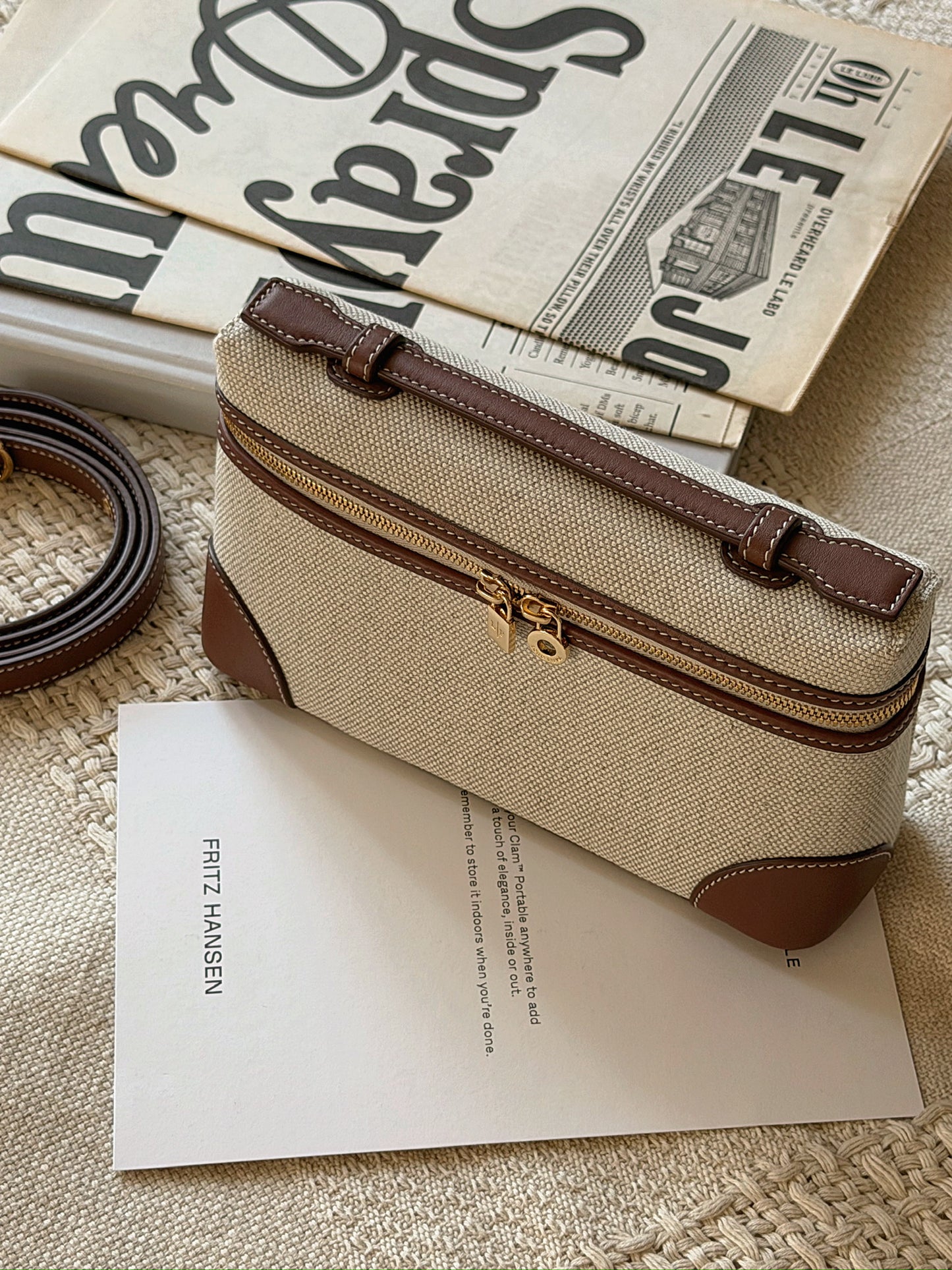 Loro Piana | Extra Pocket L19 帆布 深棕色