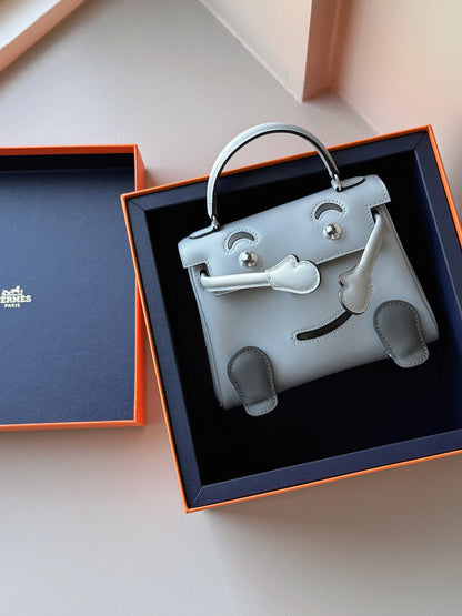 Hermès Kelly Doll 千禧娃娃 冰川藍