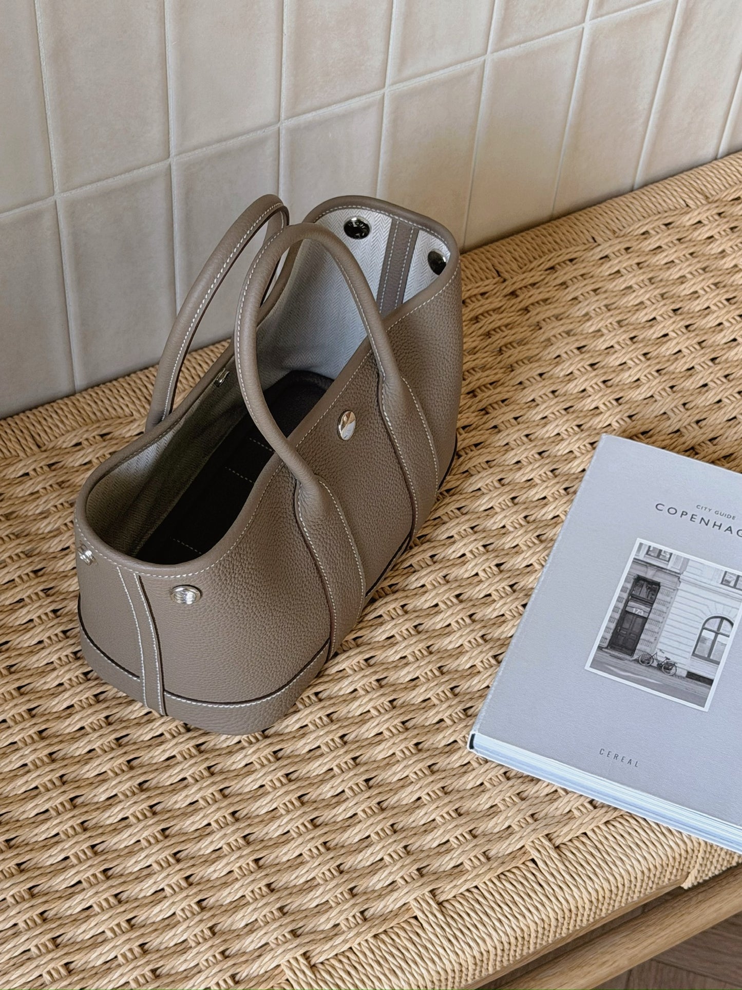 Hermès | Mini Garden Party 大象灰 全皮