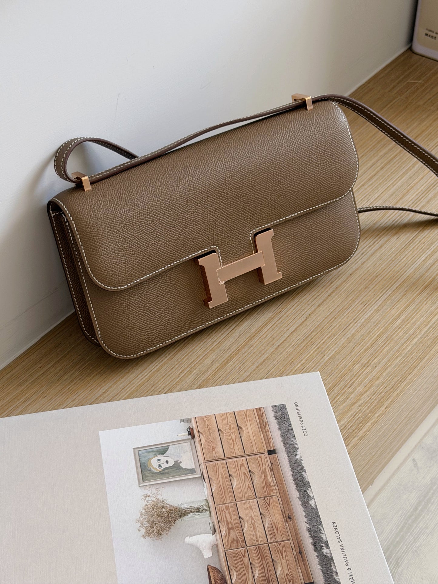 Hermès | Constance Elan 大象灰 玫瑰金釦