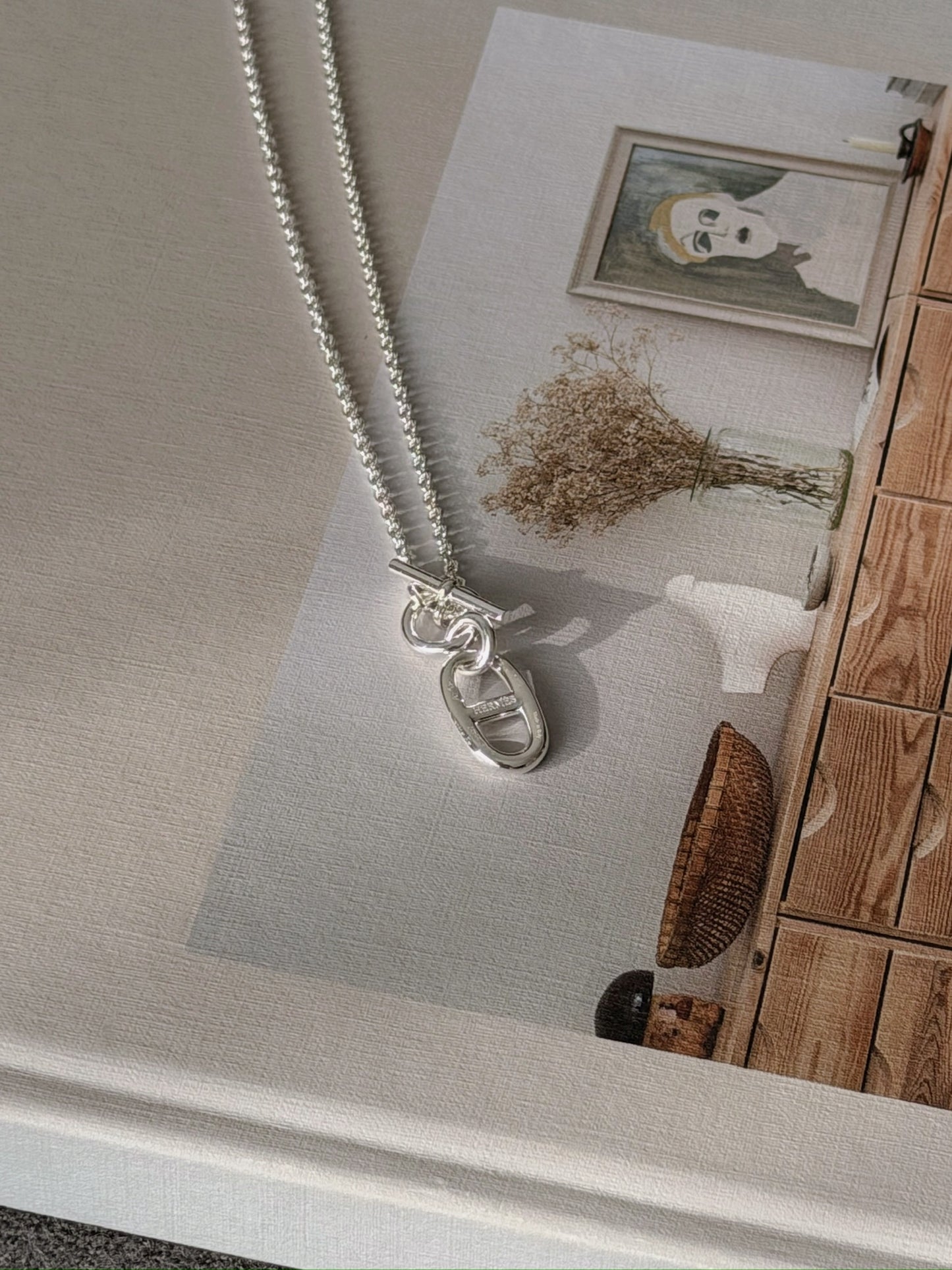 Hermès | Chaîne d’Ancre 純銀墜飾