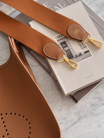 Hermès Evelyne 29 金棕色 金扣