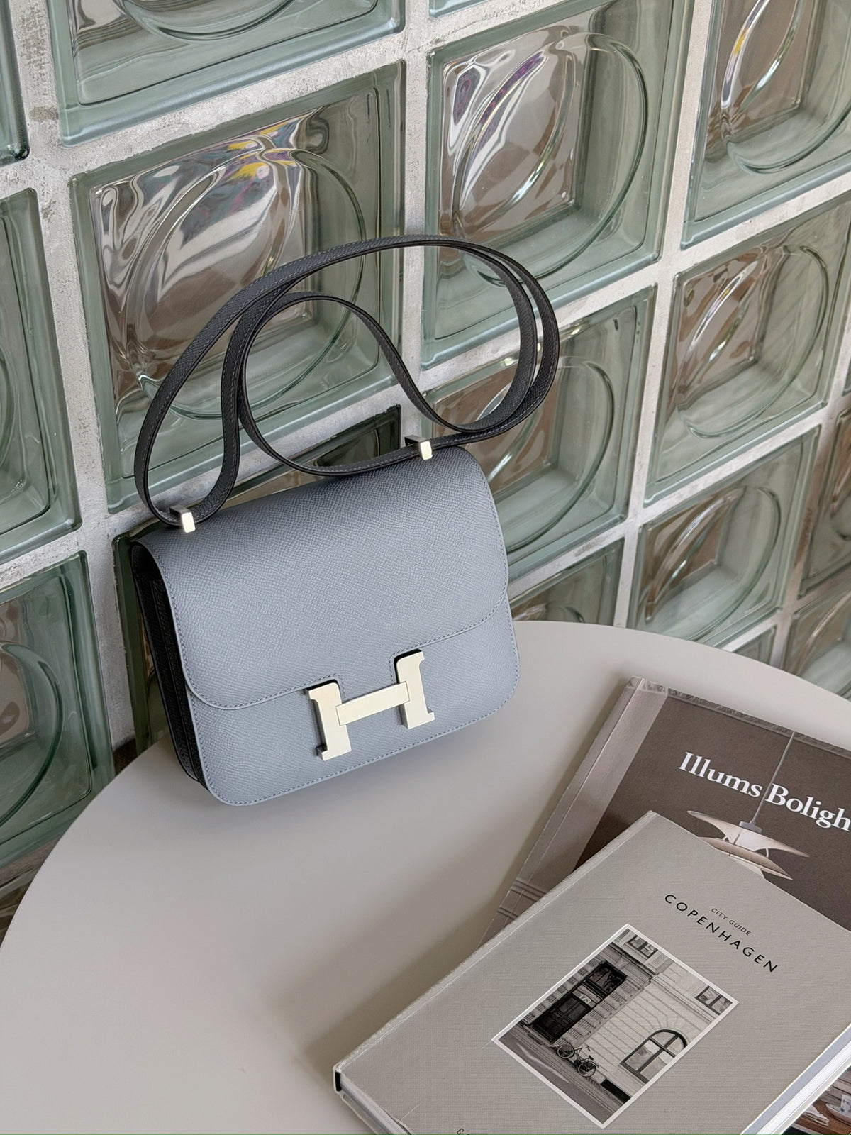 Hermès | Mini Constance 木偶灰 銀釦