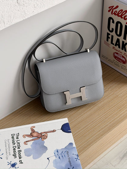 Hermès | Mini Constance 木偶灰 銀釦