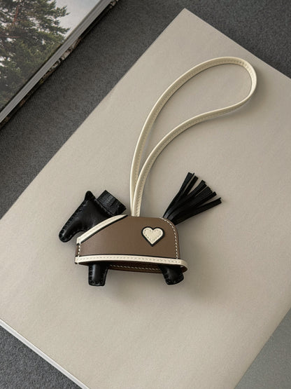 Hermès | Rodeo Robeo 斗篷小馬 黑色x大象灰