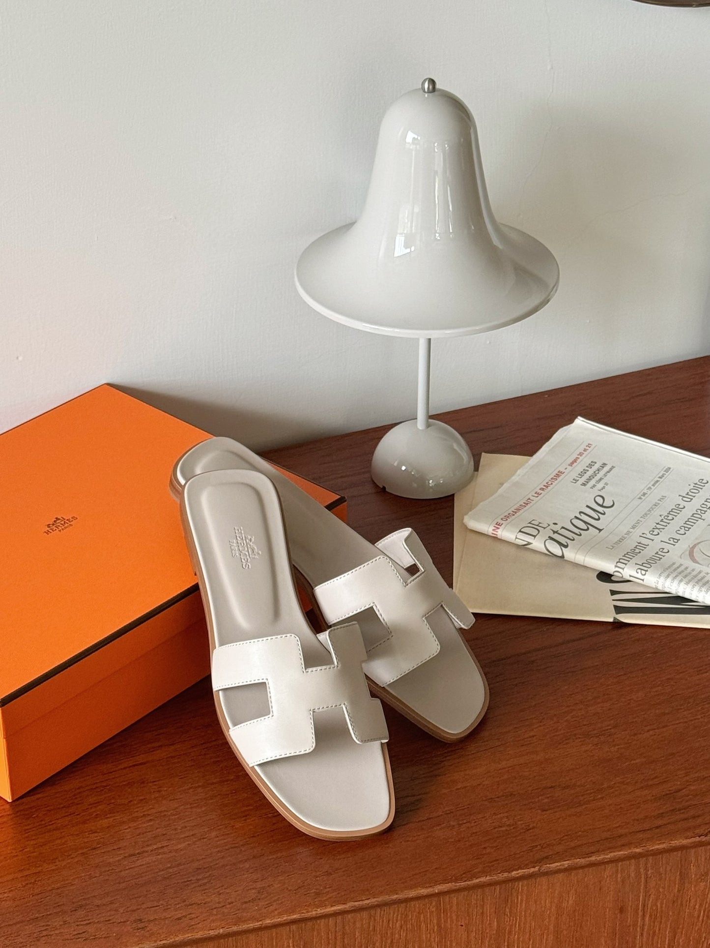 Hermès | Oran 涼鞋 米色