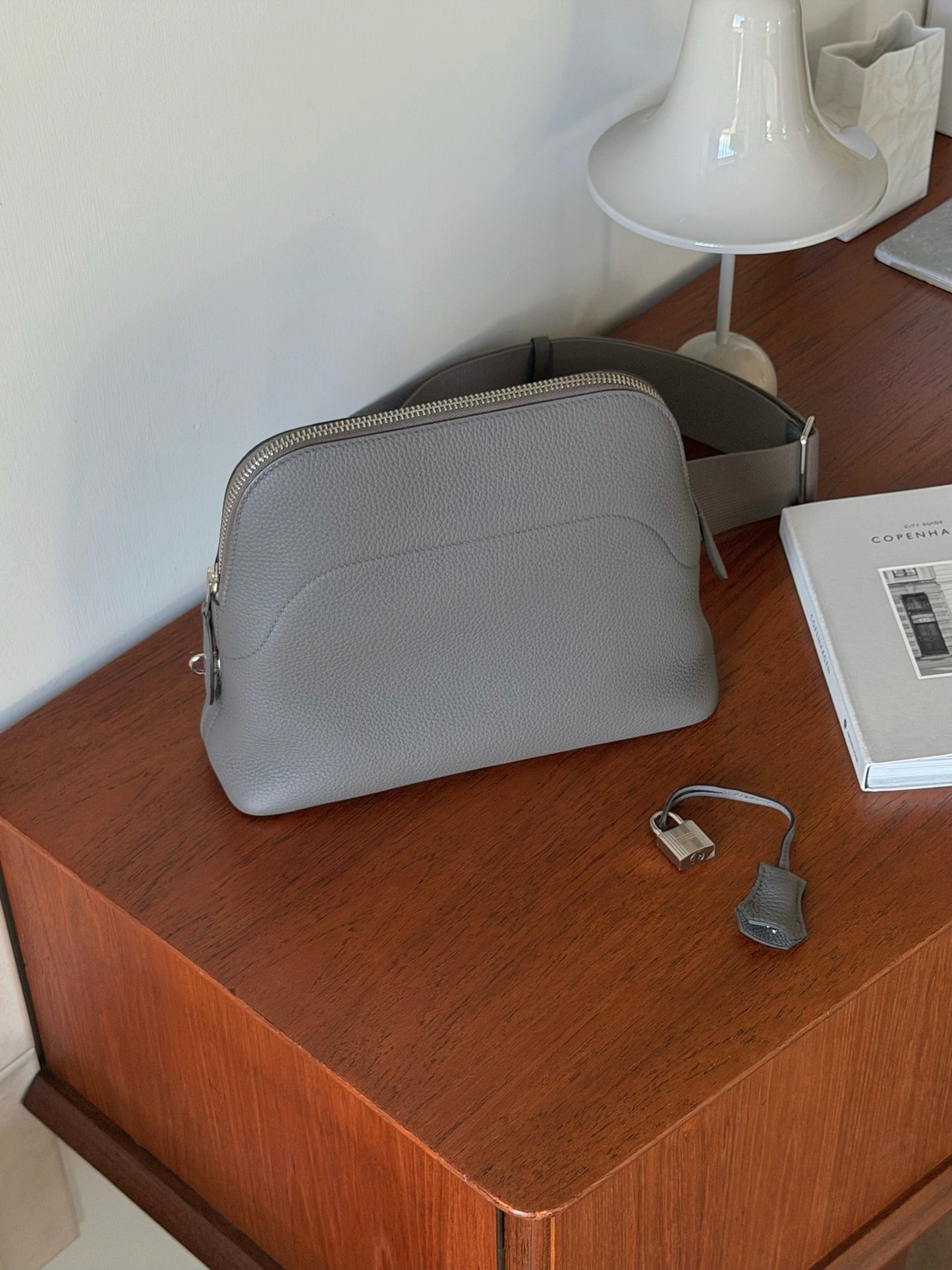 Hermès | Bolide Messenger 錫器灰