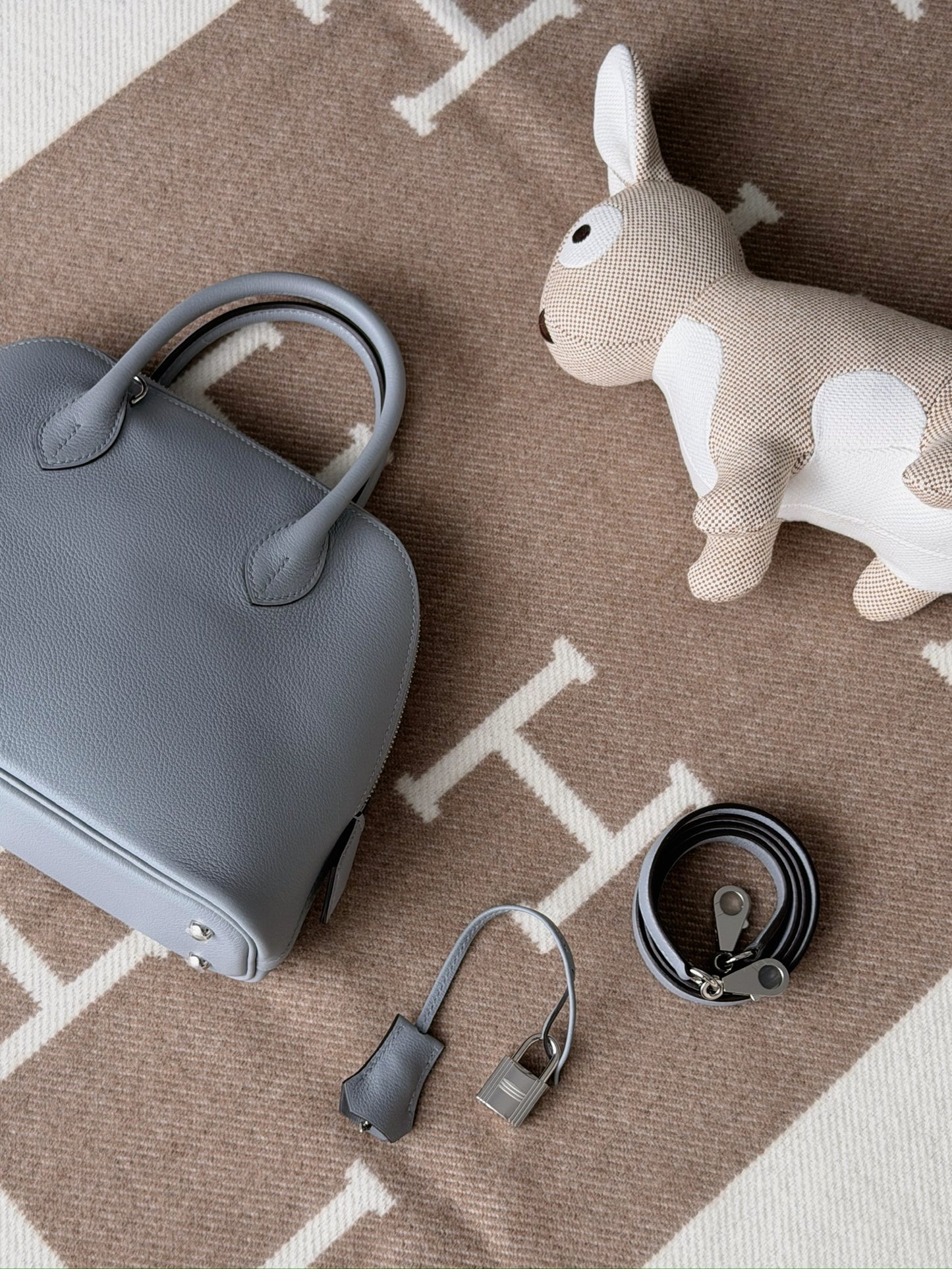 Hermès | Bolide 25 木偶灰 銀釦  EC