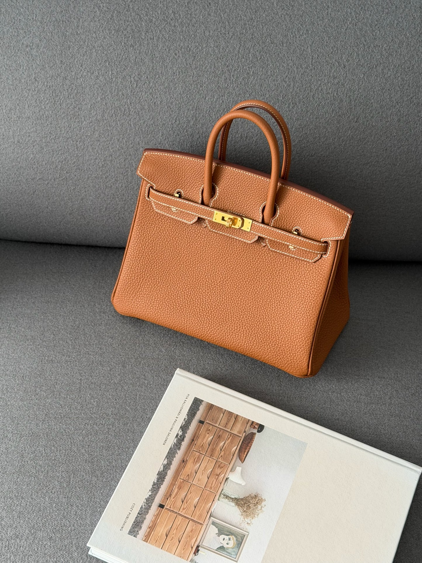 Hermès | Birkin 25 金棕色 金釦