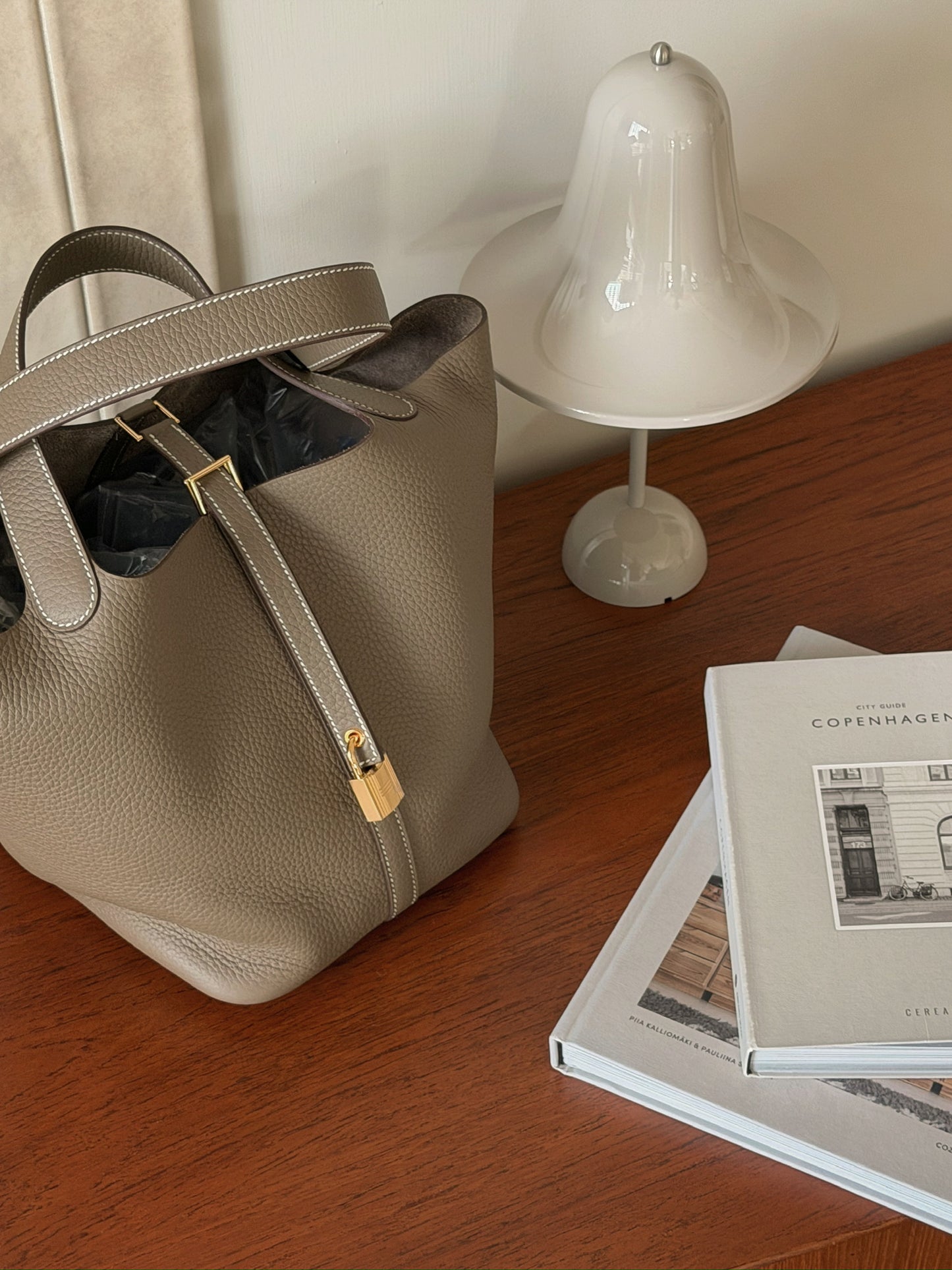 Hermès | Picotin 22 大象灰 金釦