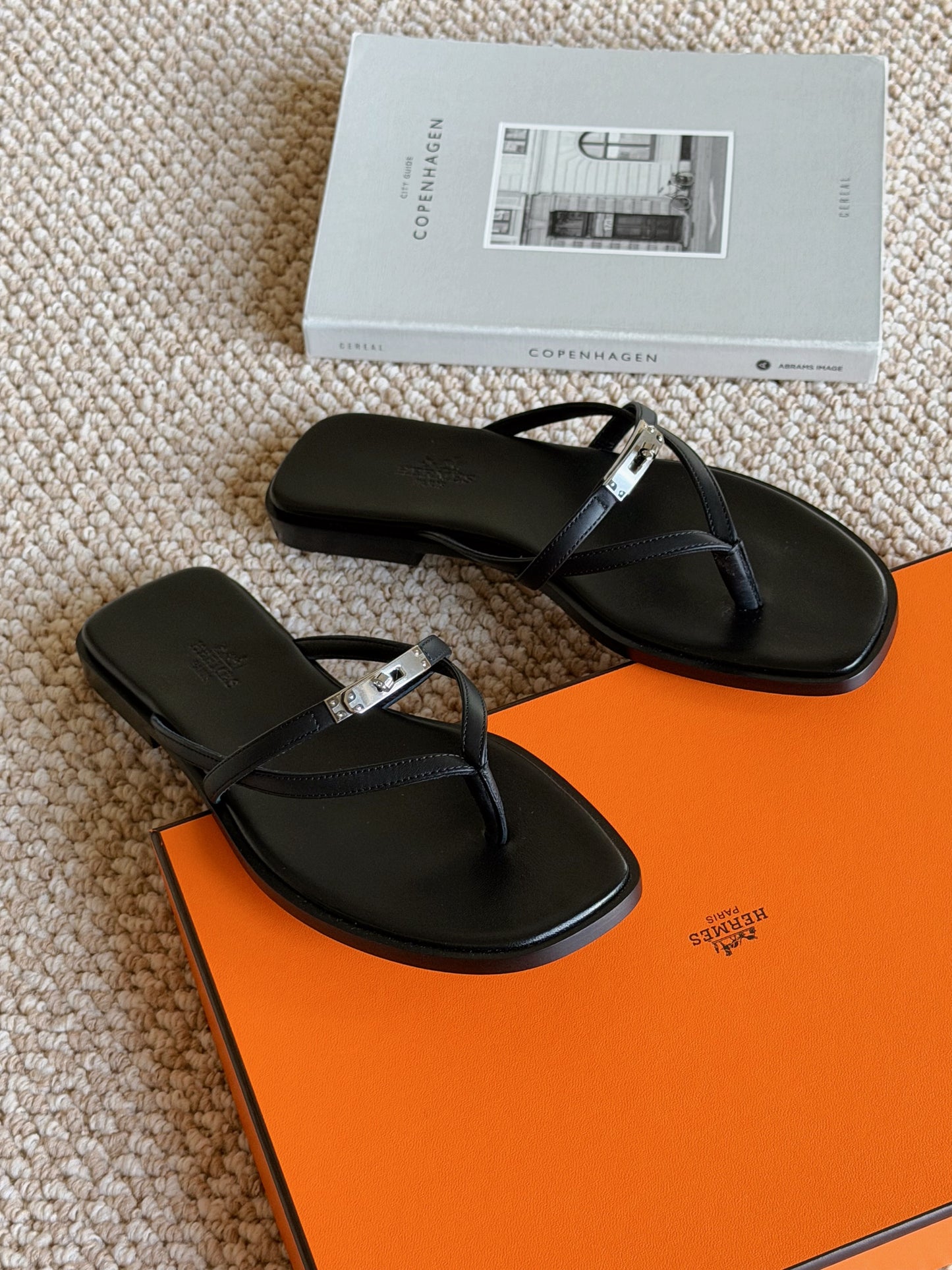 Hermès | Miss Sandal 拖鞋 黑色