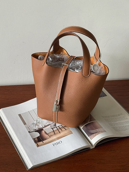 Hermès | Picotin 18 金棕色 銀釦