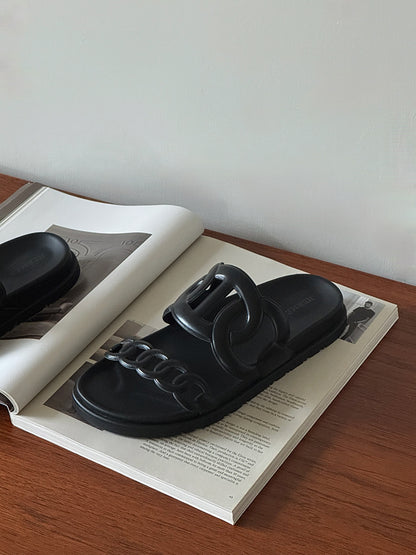 Hermès | Lagune 涼鞋 黑色