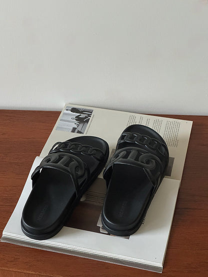 Hermès | Lagune 涼鞋 黑色