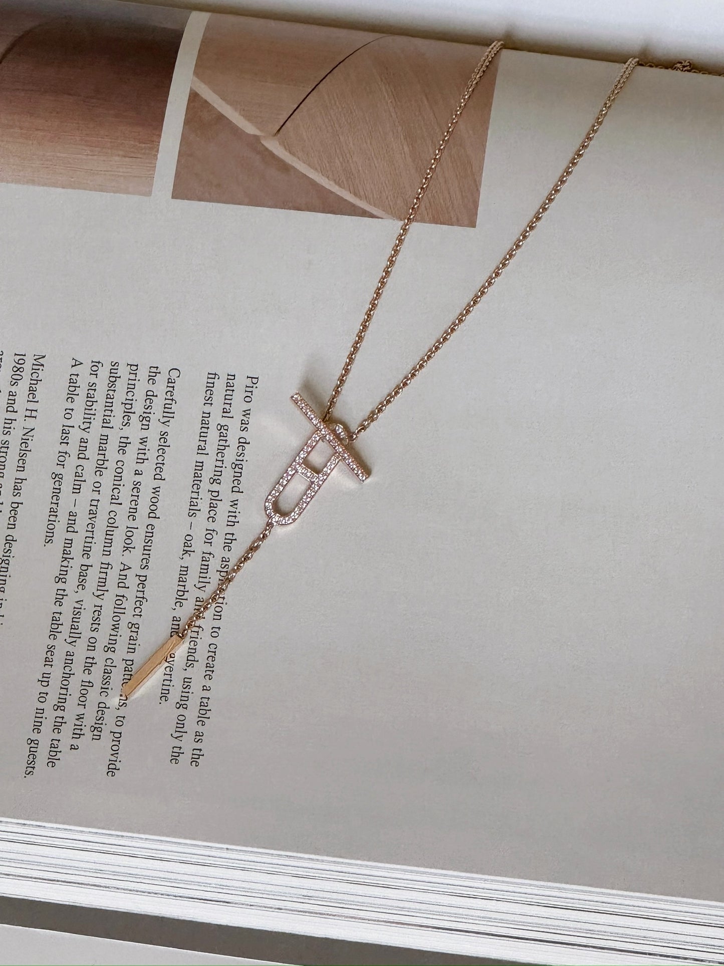 Hermès | Ever Chaine d'ancre 項鍊 玫瑰金
