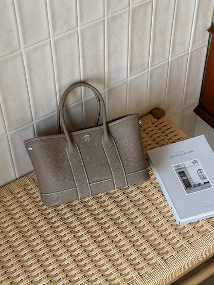 Hermès | Mini Garden Party 大象灰 全皮