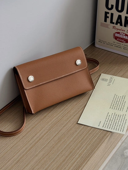 Hermès | Snap Wallet 金棕色
