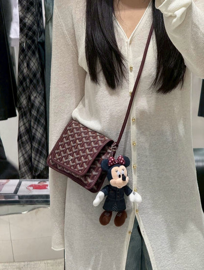 Goyard | Plumet 信封包 酒紅色