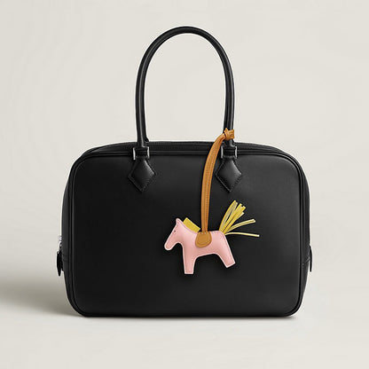 Hermès | Rodeo 小馬吊飾 櫻花粉 x 那不勒斯黃 x 芝麻色