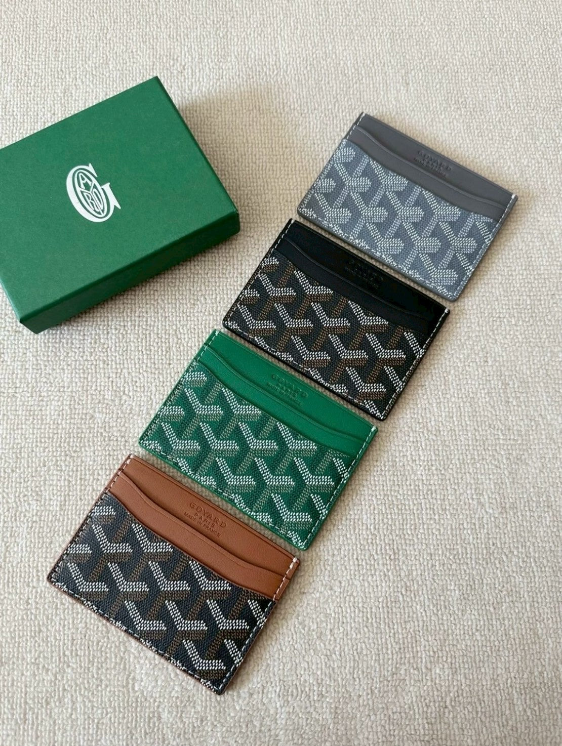 Goyard | 卡片夾 黑色／綠色／灰色／棕色