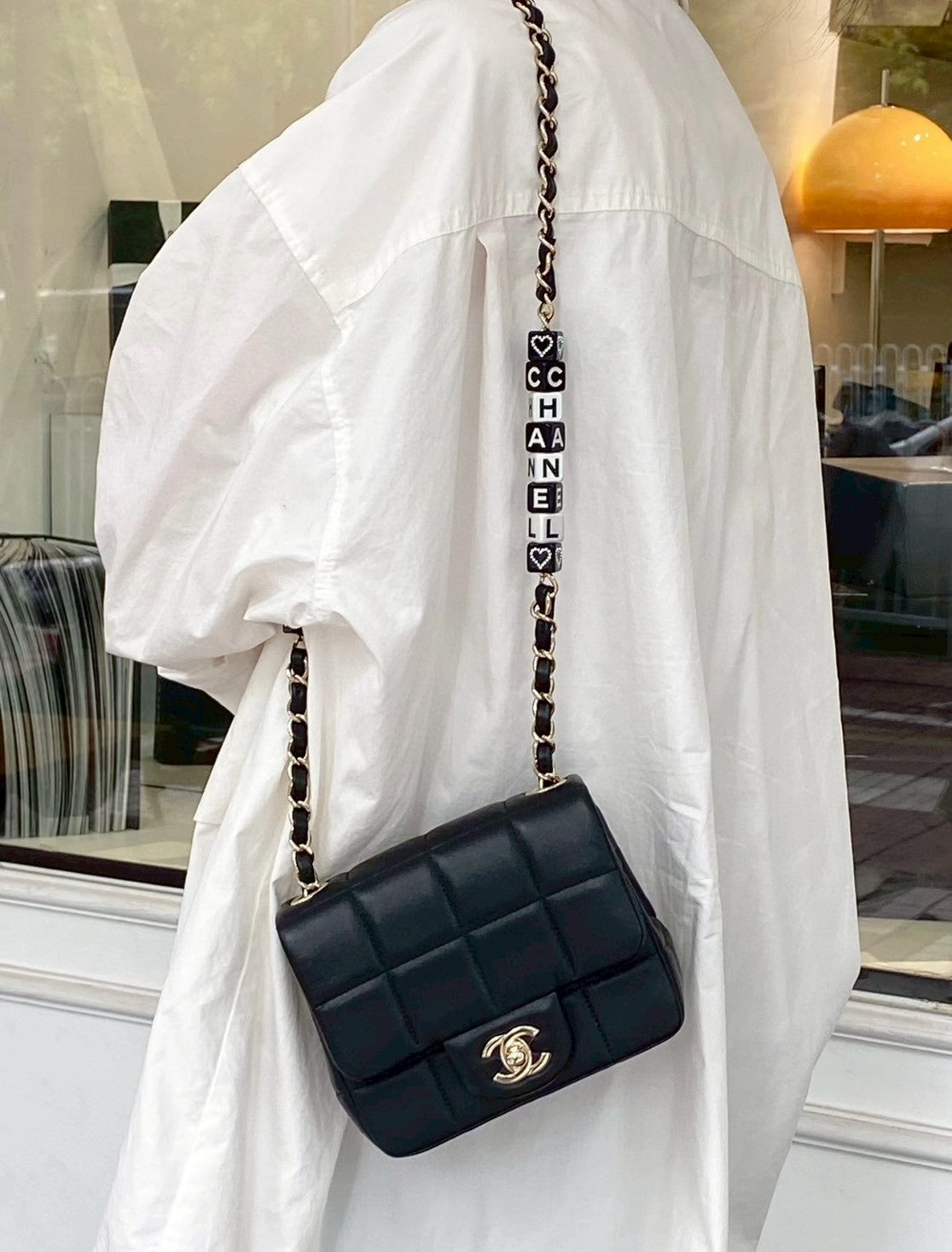<NS - 全新閒置品> Chanel | 23C 限定款 骰子方胖子 黑色 金釦