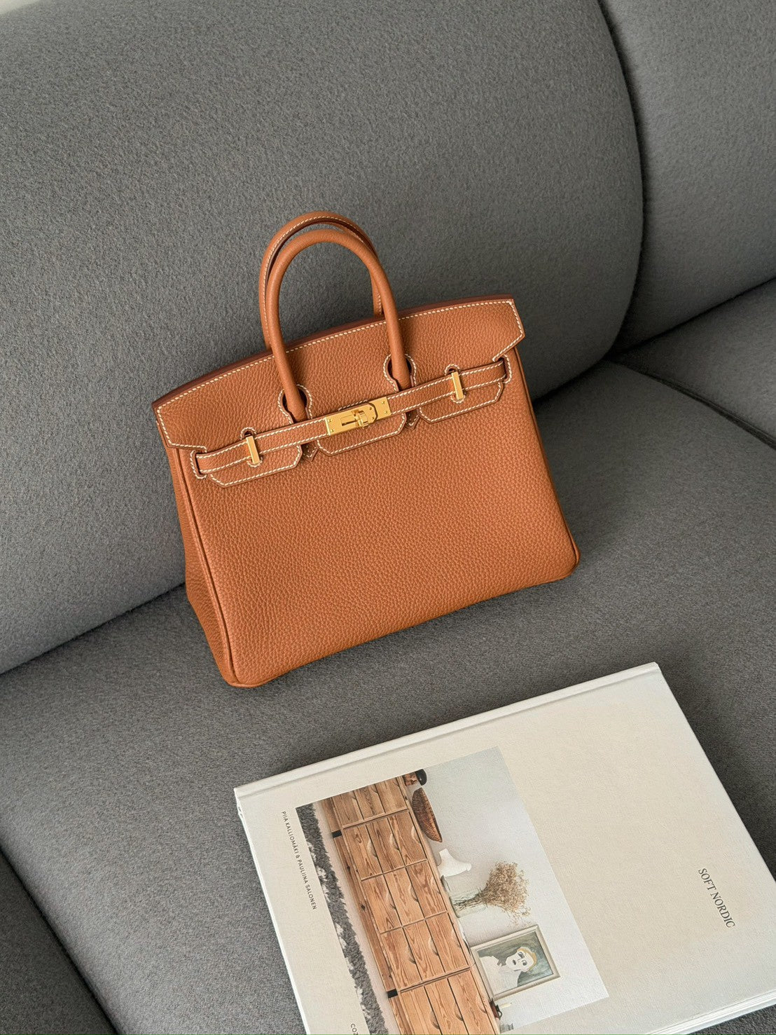 Hermès | Birkin 25 金棕色 金釦