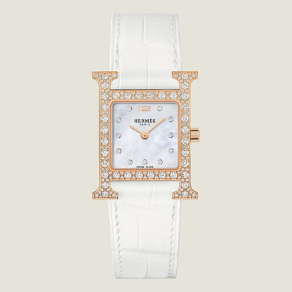 Hermès | Heure H腕錶 奶油白 小號