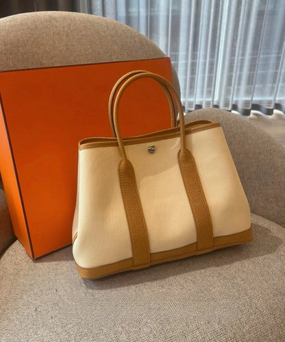 Hermès | Garden Party 30 香草色拼沙色