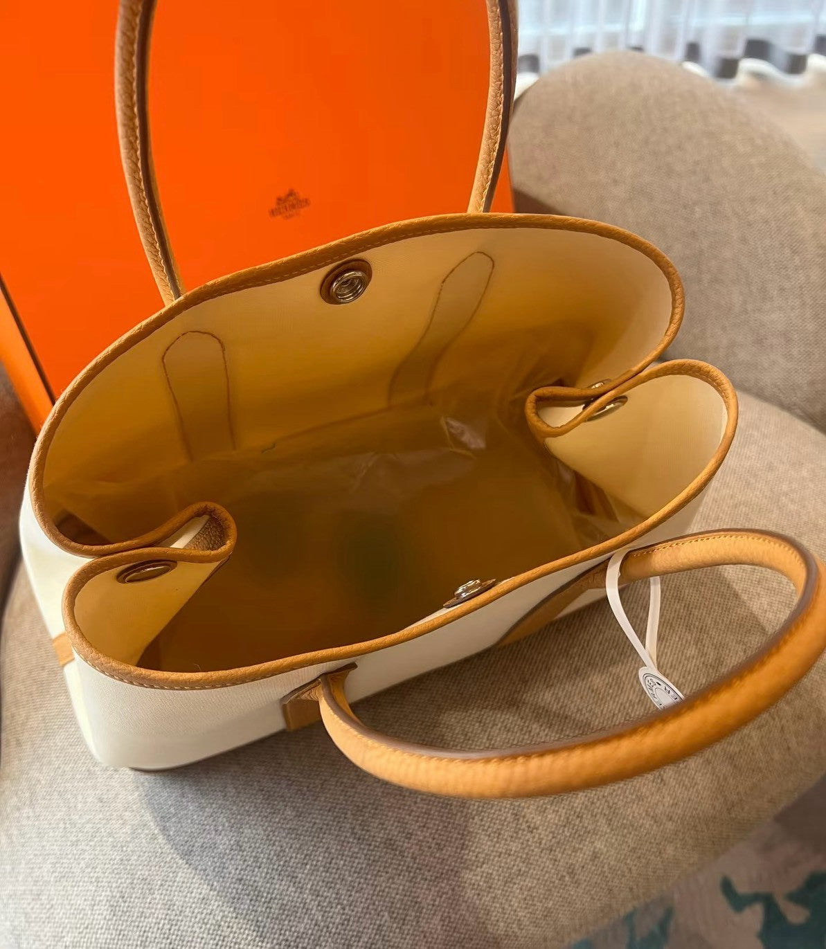 Hermès | Garden Party 30 香草色拼沙色