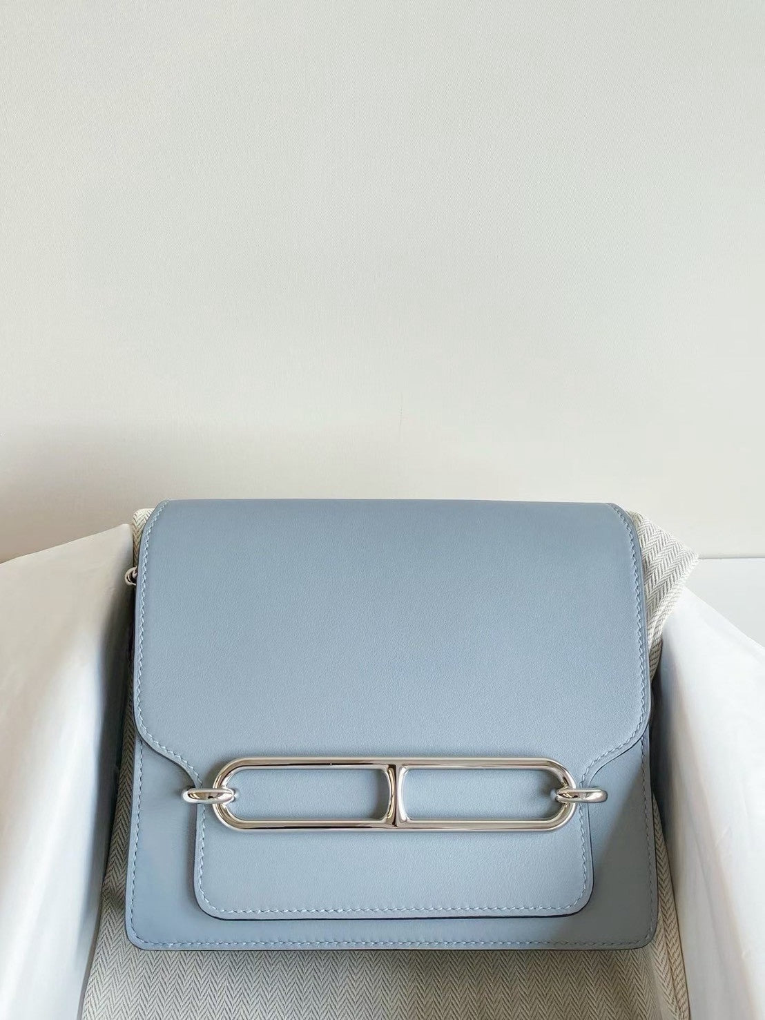 Hermès | Mini Roulis 木偶灰 銀釦