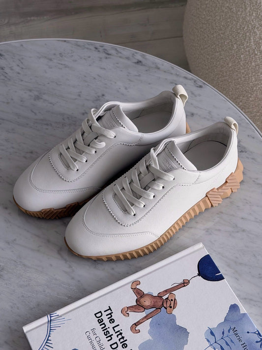 Hermès | Bouncing Sneaker 白色皮革