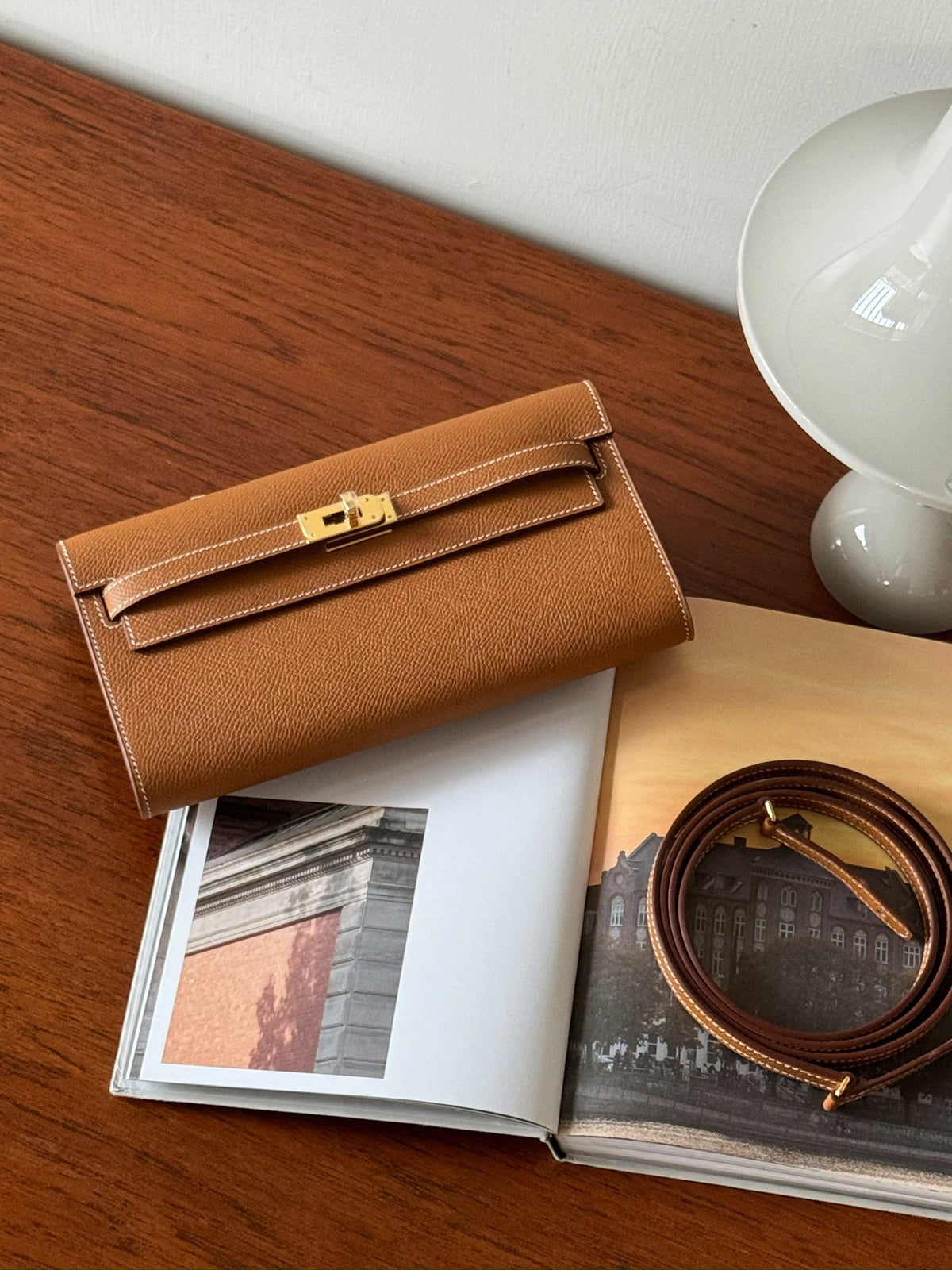 Hermès | Kelly To Go 金棕色 金釦