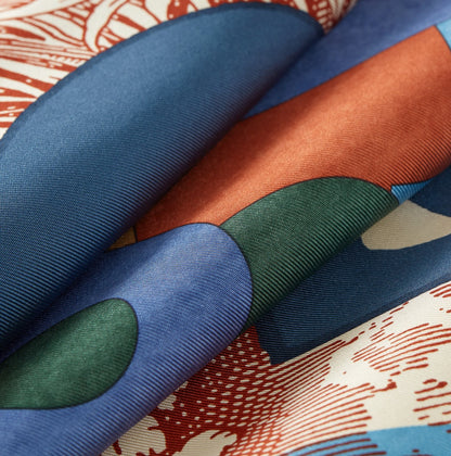 Hermès | 絲巾45 駿馬漫步 藍色