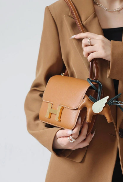 Hermès | Mini Constance 金棕色 金釦