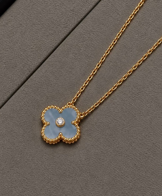 VCA｜聖誕限定 Alhambra Holiday Pendant 幸運草項鍊