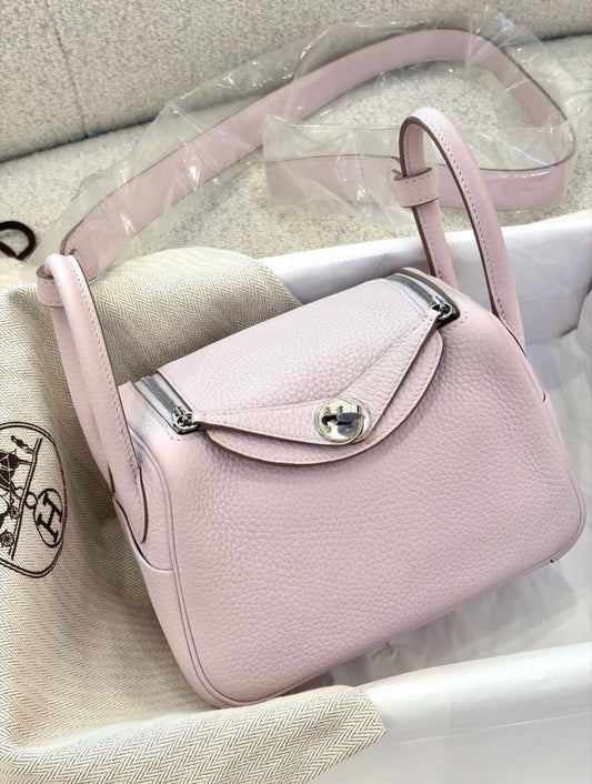 Hermès | Mini Lindy 夢幻紫 銀釦