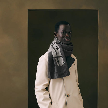 Hermès | Quadrige 圍巾 黑色