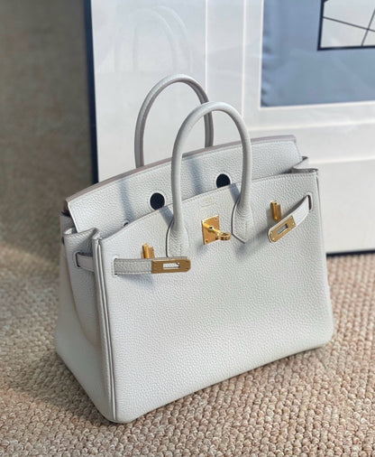 <NS - 未使用新品> Hermès | Birkin 25 冰川白 金釦