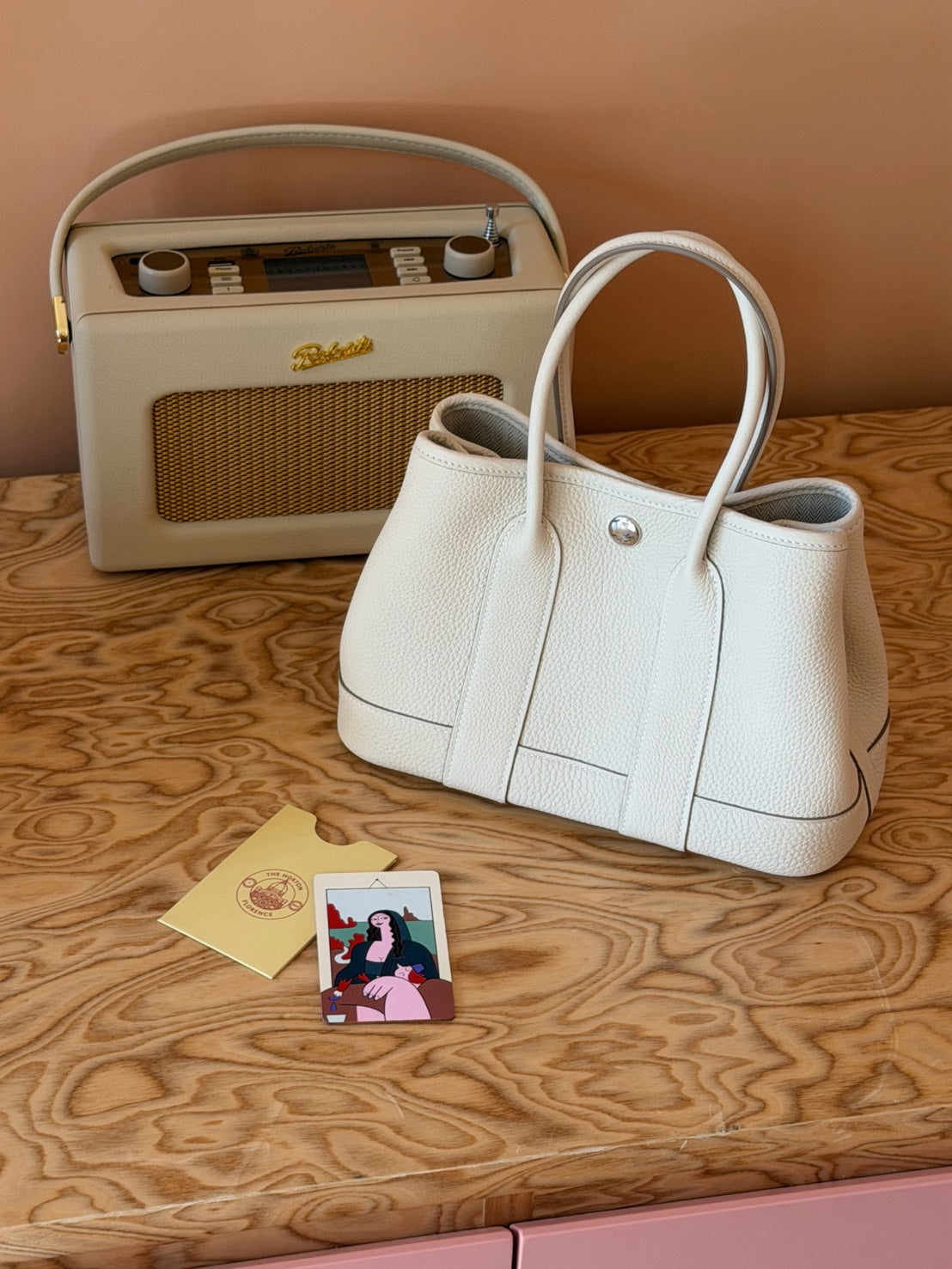 Hermès | Mini Garden Party 奶昔白 全皮