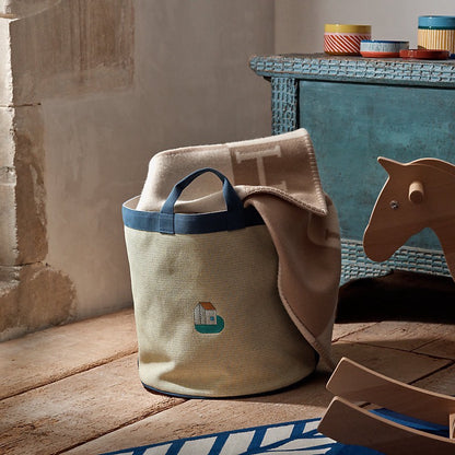 Hermès | Avalon Enfant 嬰兒毛毯 栗子色