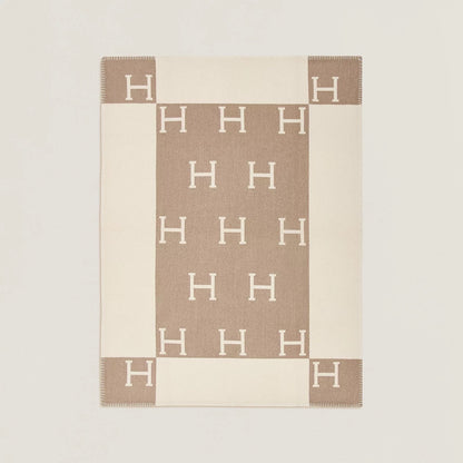 Hermès | Avalon Enfant 嬰兒毛毯 栗子色