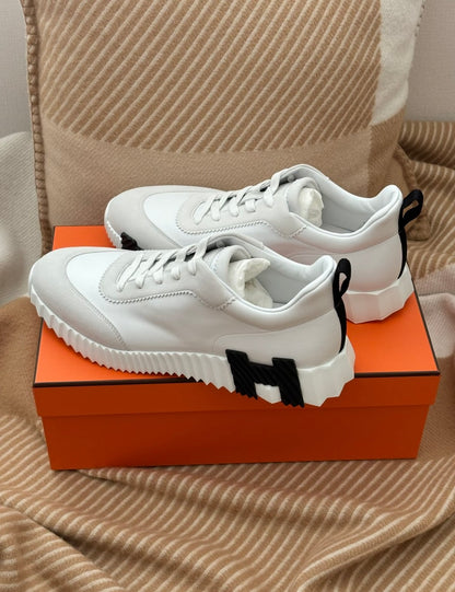 Hermès | Bouncing 運動鞋 黑色 x 白色