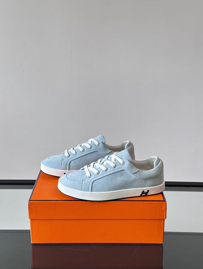 Hermès | Kid運動鞋 灰藍色