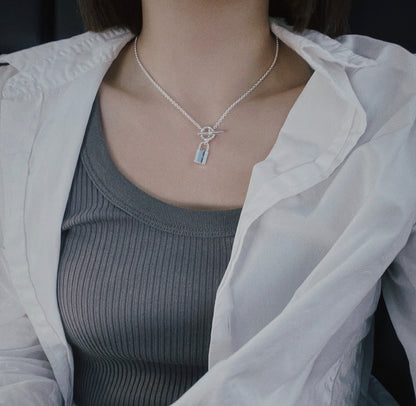 Hermès | Kelly cadenas 純銀鎖頭項鍊