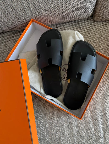 Hermès | 男款H拖鞋 黑色