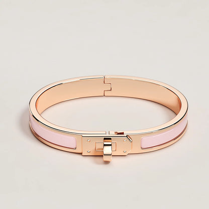 Hermès | Mini Clic Kelly手環 玫瑰金 x 氣泡綠 / 玫瑰金 x 純玫瑰色 / 玫瑰金 x 栗子色 / 銀色 x 黑色