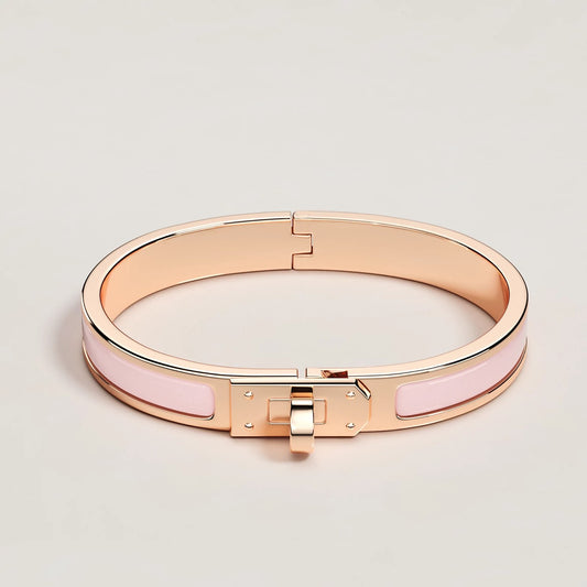 Hermès | Mini Clic Kelly手環 玫瑰金 x 氣泡綠 / 玫瑰金 x 純玫瑰色 / 玫瑰金 x 栗子色 / 銀色 x 黑色