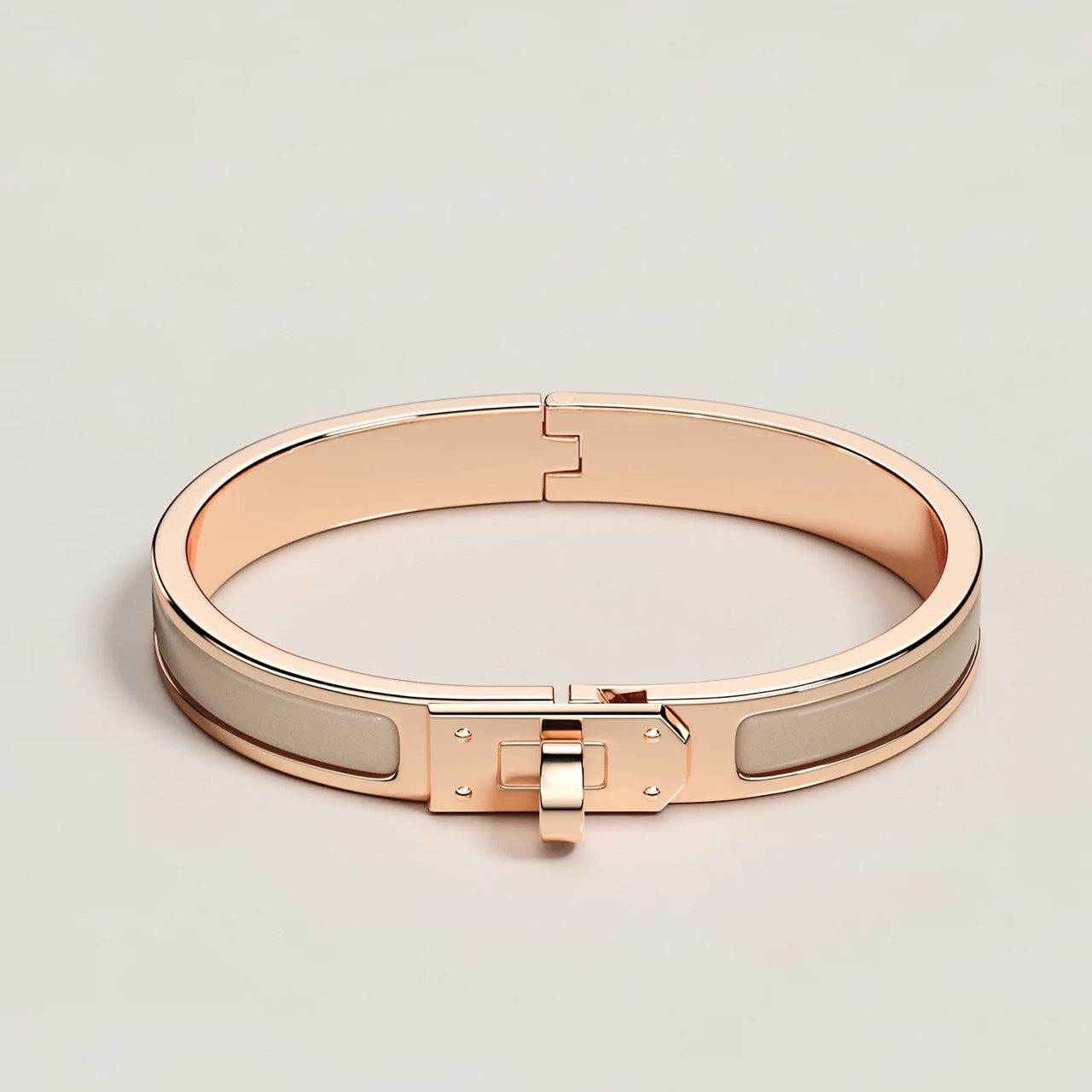 Hermès | Mini Clic Kelly手環 玫瑰金 x 氣泡綠 / 玫瑰金 x 純玫瑰色 / 玫瑰金 x 栗子色 / 銀色 x 黑色