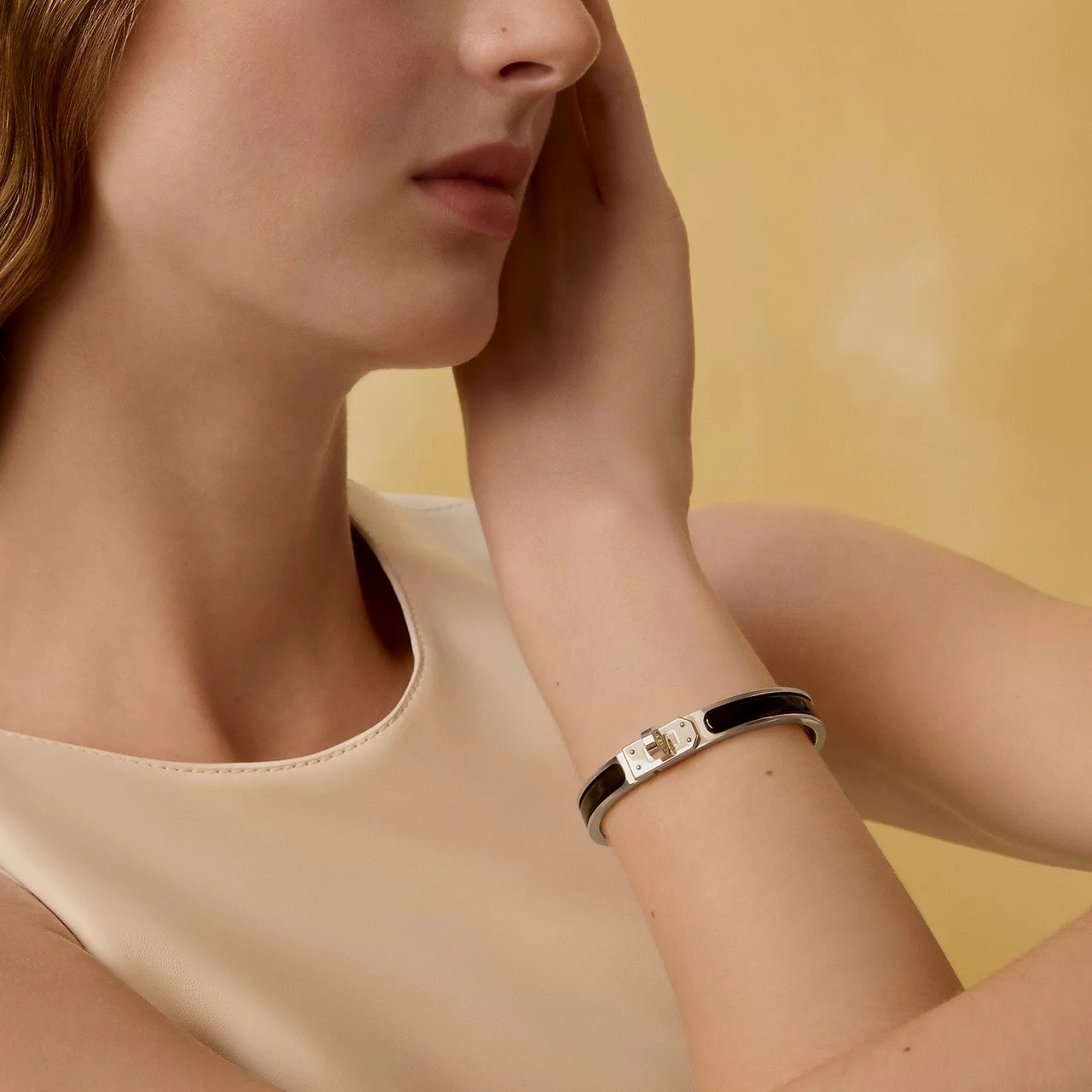 Hermès | Mini Clic Kelly手環 玫瑰金 x 氣泡綠 / 玫瑰金 x 純玫瑰色 / 玫瑰金 x 栗子色 / 銀色 x 黑色