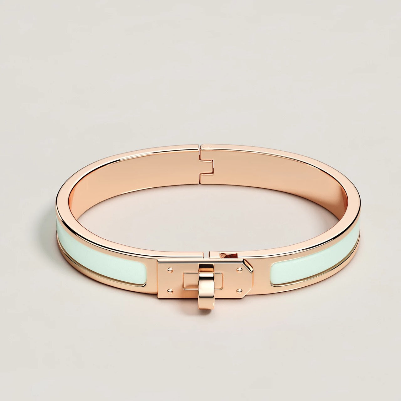 Hermès | Mini Clic Kelly手環 玫瑰金 x 氣泡綠 / 玫瑰金 x 純玫瑰色 / 玫瑰金 x 栗子色 / 銀色 x 黑色